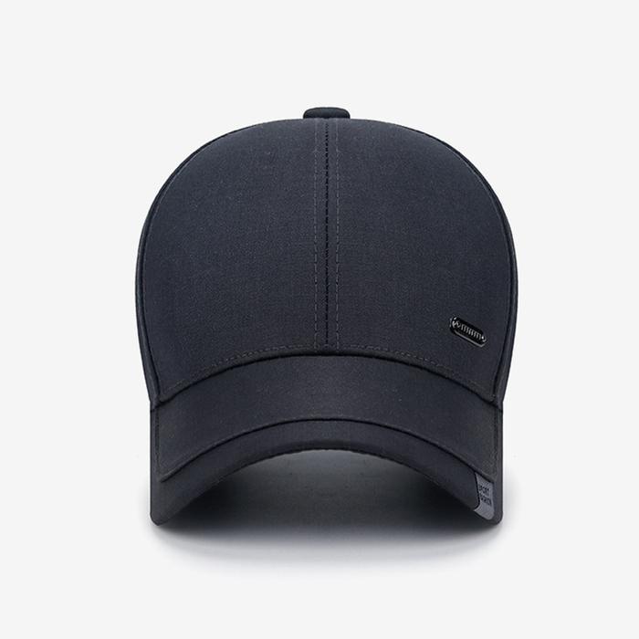 Yarra Topi Baseball Outfit Distro Pria Wanita Fashion Casual Cap Abu Hitam Polos Gaya Kekinian