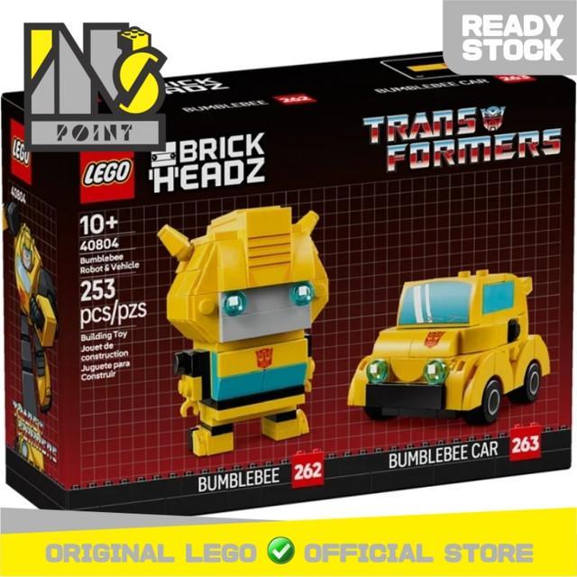 LEGO 40804 - Brickheadz - Bumblebee Robot & Vehicle
