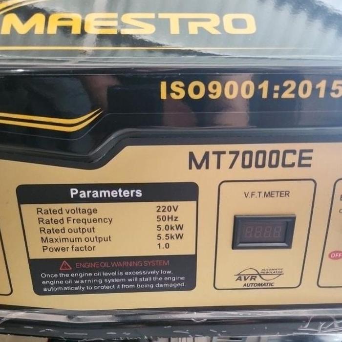 READY Gasoline Generator Maestro MT7000CE / MT5000CE Mt 7000 CE Genset Bensin 5000W 5500 Watt Mesin 