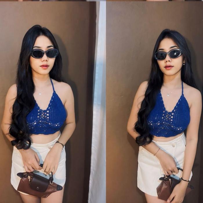 Bikini Rajut Hand Made Motif Kipas by Outfit.Bali Outdoor Sport Swimwear