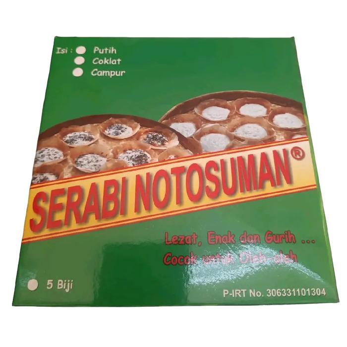 MNTB SERABI NOTOSUMAN CAMPUR ORIGINAL DAN COKLAT 5 PCS / SERABI SOLO ( BUKAN FROZEN )