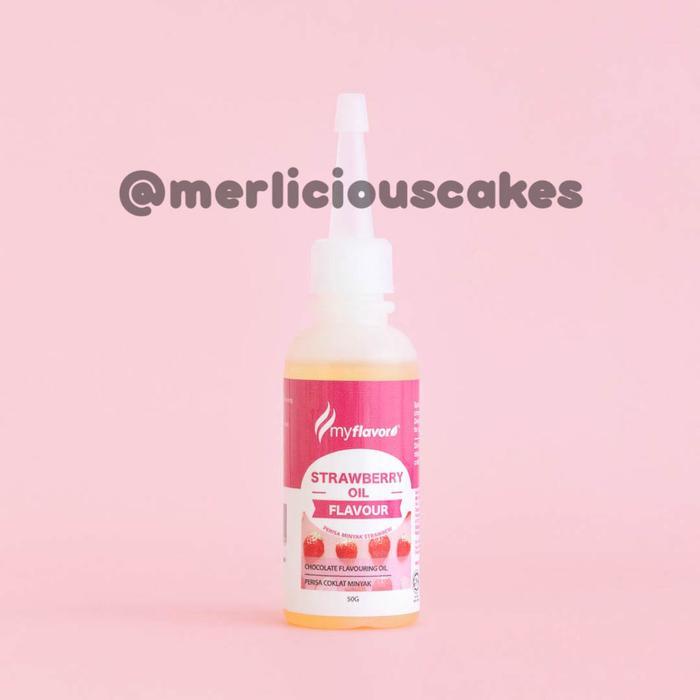 MNTB MY FLAVOR STRAWBERRY CHOCOLATE OIL FLAVOUR PERASA PERISA COKLAT 50 GR