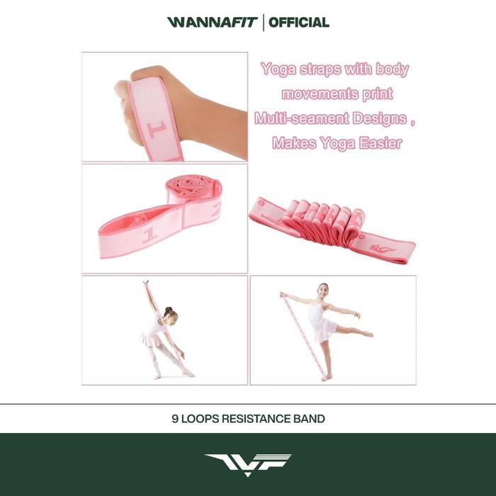 WANNAFIT 9 LOOP RESISTANCE BANDS KARET OLAHRAGA MULTIFUNGSI ALAT OLAHRAGA RUMAH
