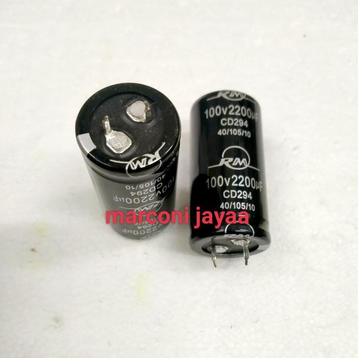 kapasitor 2200uf 100V Nippon