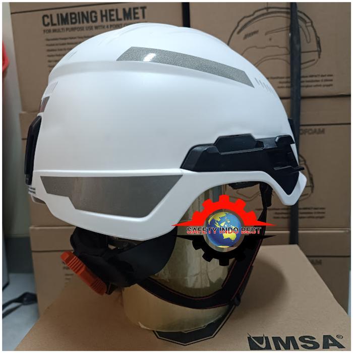 Helm Proyek Safety Msa V-Gard H1 Trivent / Helm Safety Climbing Msa Terbaik