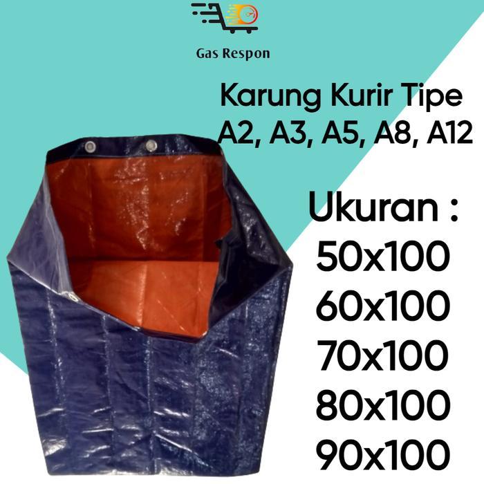 Karung kurir/Tas kurir/karung terpal,Serbaguna UK Plastik