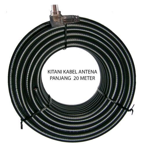KITANI KABEL ANTENA TV DIGITAL RECEIVER PARABOLA SET TOP BOX UKURAN 5C TEMBAGA MURNI 15 METER 20