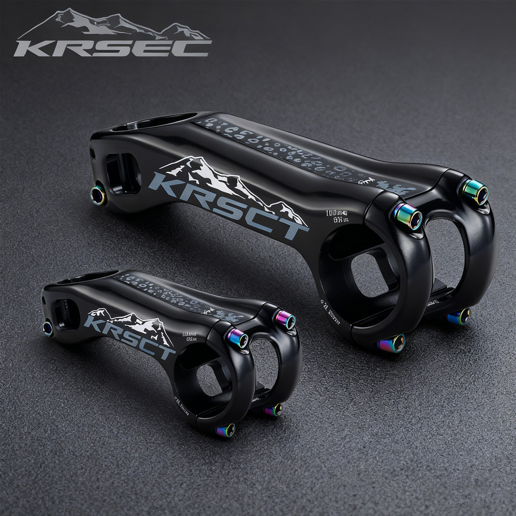 Terlaris KRSCT 3D Forged Bicycle Stem – High-Strength Mountain Bike Stem (-20°/80-100mm) for AM/FR/D