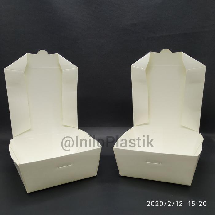 Paper Lunch Box / Kotak Makan Kertas ukuran S