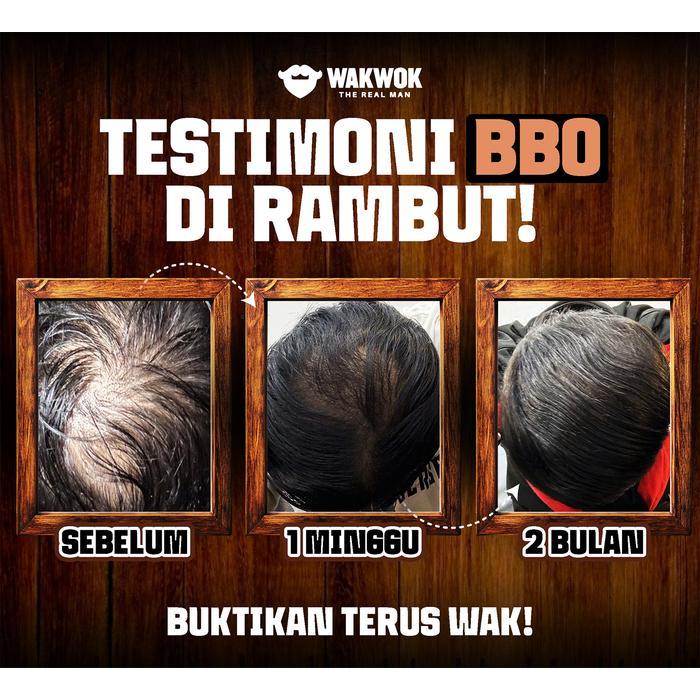 Black Beard Oil - Penumbuh Rambut & Pelebat Brewok Serta Rambut Original Wakwok Pasti Promo