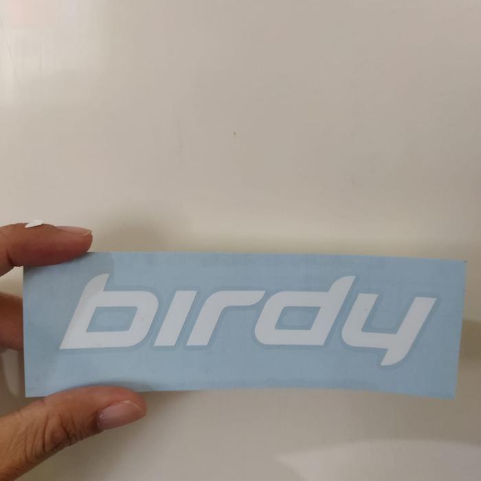 Cutting Sticker Frame Sepeda Birdy Logo