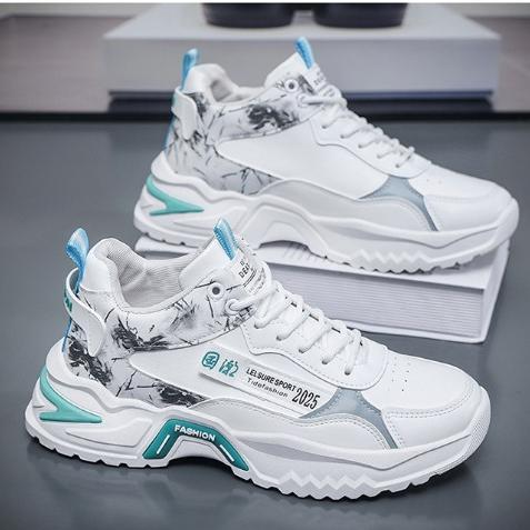 [TBIG] HTANIMSHOESS Sepatu High Top Sneakers Pria Sepatu Import Murah Pria Sekolah Kuliah Kerja