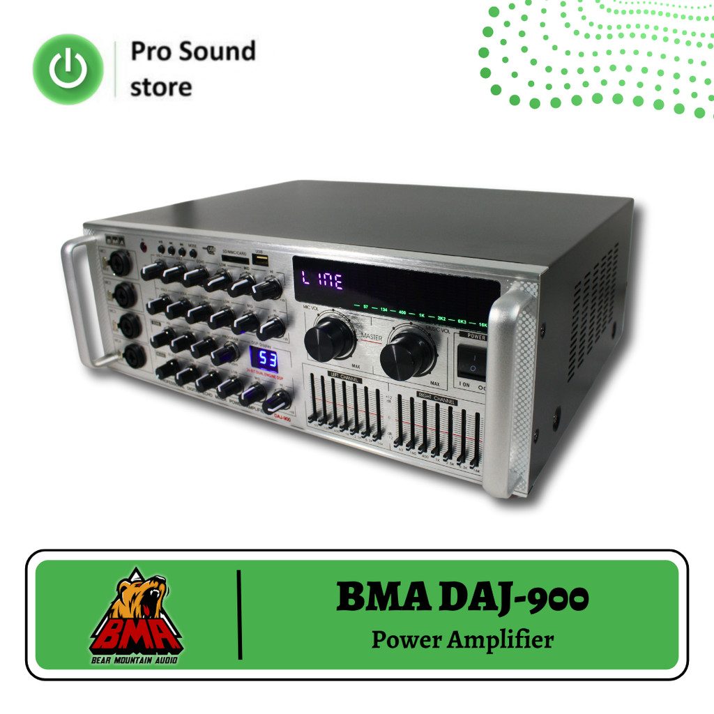 POWER AMPLIFIER BMA DAJ-900/ AMPLI KARAOKE BMA DAJ 900 OIGINAL BMA