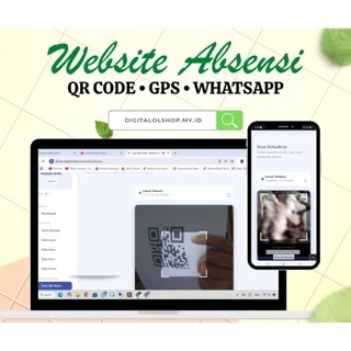 Website Absensi Sekolah QR Code, GPS dan WhatsApp, Online | Offline