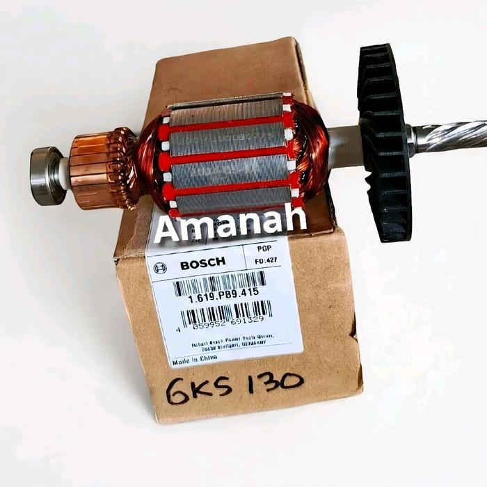 Bosch Angker Armature Gks 130 Untuk Mesin Serkel Circular Saw Bosch 7 Inch