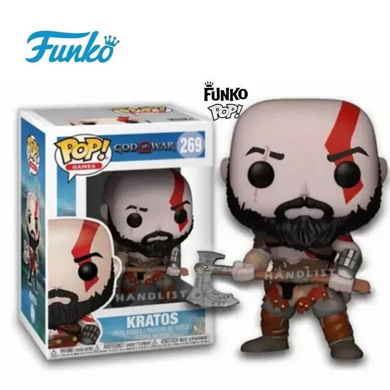 FUNKO POP God of War Kratos 269# Toy PVC Action Figures Official Licensed Product Vinyl Model Toys