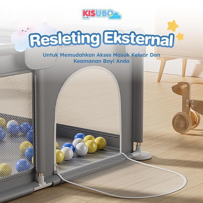 Best Seller Kisubo Playpen Pagar Pengaman Bayi Tempat Bermain Anak Pagar Mainan Anak Pagar Bayi