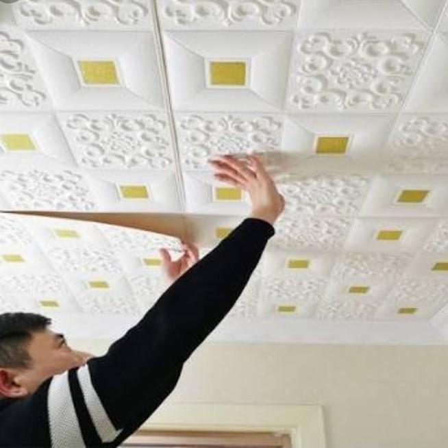 Wallpaper Dinding 3D FOAM / Sticker Dinding / Wallpaper Foam 3D btk003 Kamar Kertas