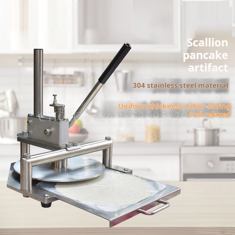 Commercial 20/25/30cm Hand Pizza Dough Press Machine Dough Flattening Press Machine Adjustable