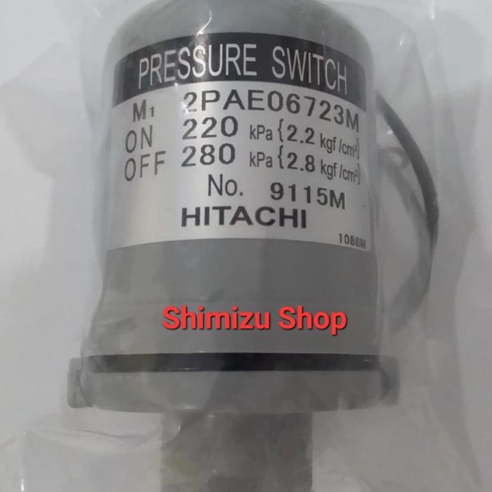 Pressure Switch Pompa Hitachi 250Watt / Hitachi 300Watt Hitachi Wtp 250Gx / Hitachi Wtp 300Gx