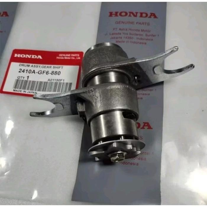 Drum Shaft Assy Gear Shift Capit udang Honda Win Kode GF6 Kualitas original Motorcycle