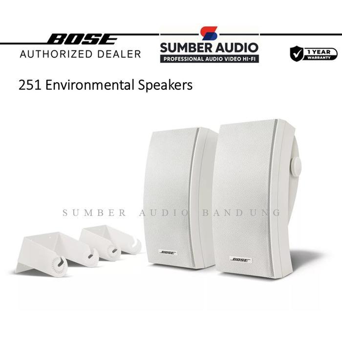 Bose 251 Environmental In Ceiling Outdoor Stereo Sound Speakers System, Bose Wall Speaker Bose