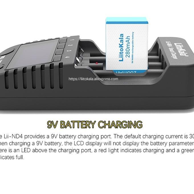 Charger Baterai Liitokala Lii Nd4 / Charger Baterai Aa / Charger Tamiya