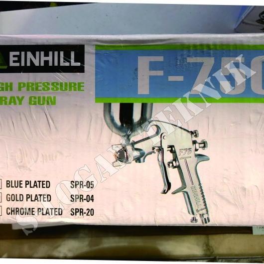 PAINT SPRAY GUN F75 / ALAT SEMPROT CAT F-75 G TABUNG ATAS 400C EINHILL