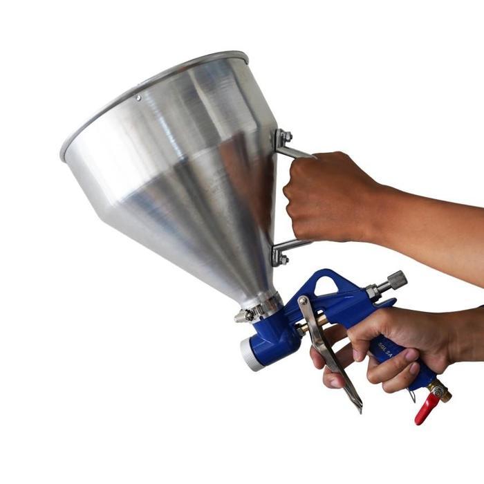 SPRAY GUN HOPPER GUN CAT SEMEN TEMBOK AIR CEMENT TEXTURE