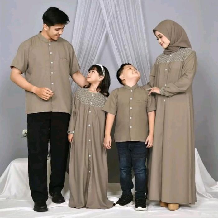 PREMIUM Salsa Couple Family Couple Keluarga Polos Sarimbit Keluarga Ayah Ibu Anak