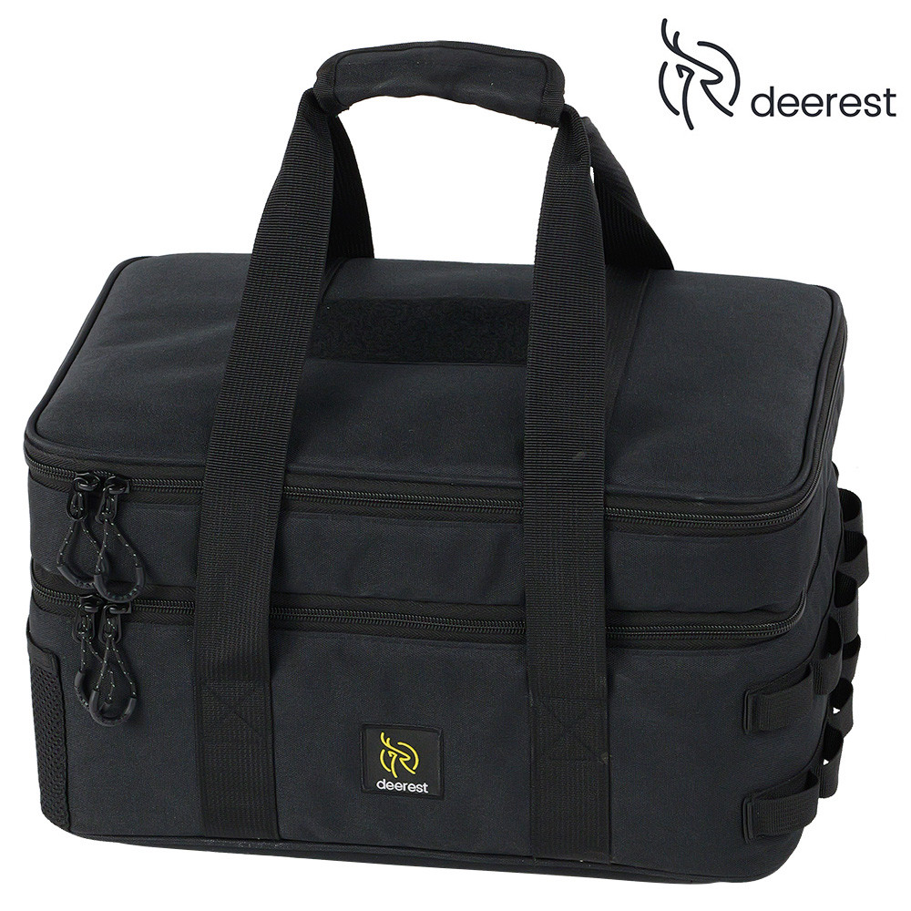 Deerest 2-layer Unit IGT Euipment Storage Bag 900D Oxford Cloth Outdoor Camping Portable Waterptoof