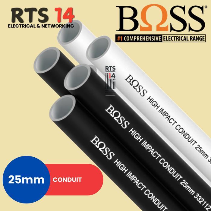 Murah Pipa Conduit BOSS 25mm Putih / Pipa Listrik Boss 25 mm