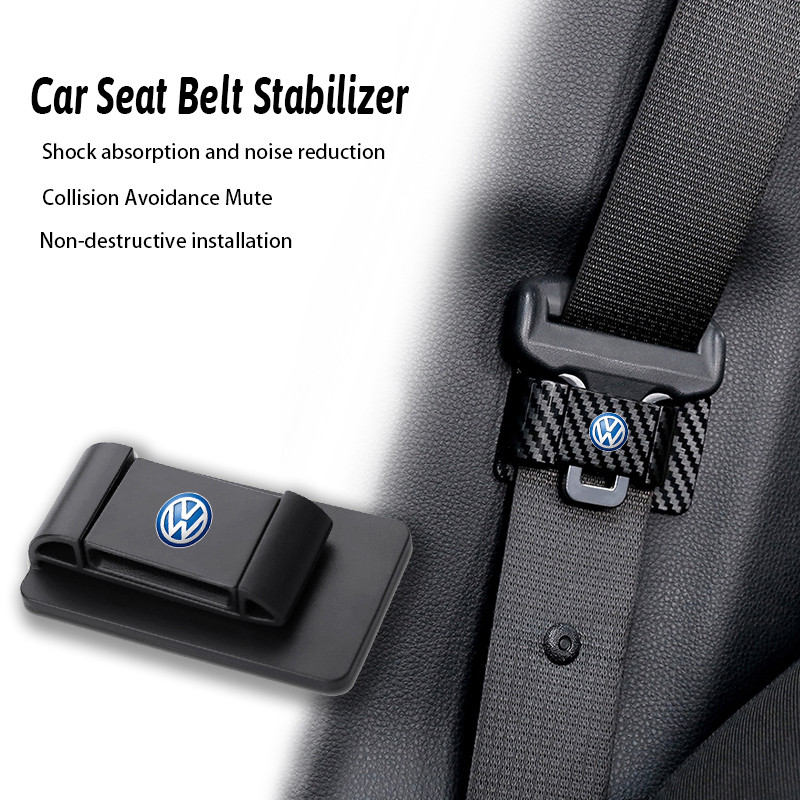 Car Safety Belt Holder Stabilizer Fixed Clip Accessories For VW GTI Polo Golf Passat Tiguan Arteon T
