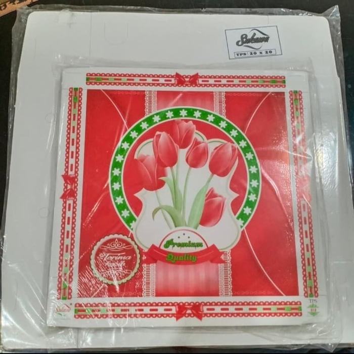 Dus Box /Tempat Makan Nasi Sayur uk 20x20 MOTIF