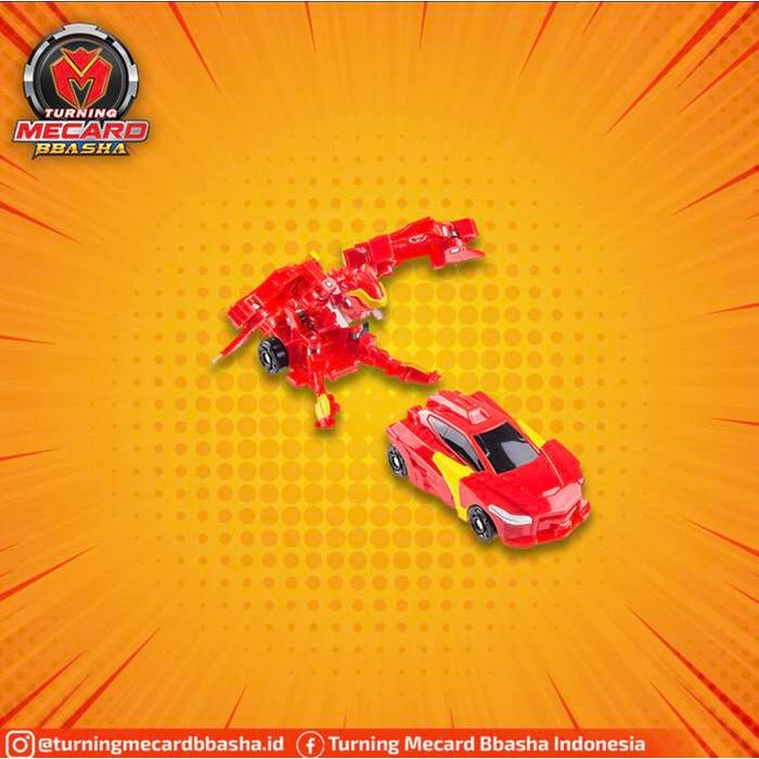 TURNING MECARD BBASHA 024 LEGEND MECANIMAL PHOENIX MAINAN ROBOT MOBIL