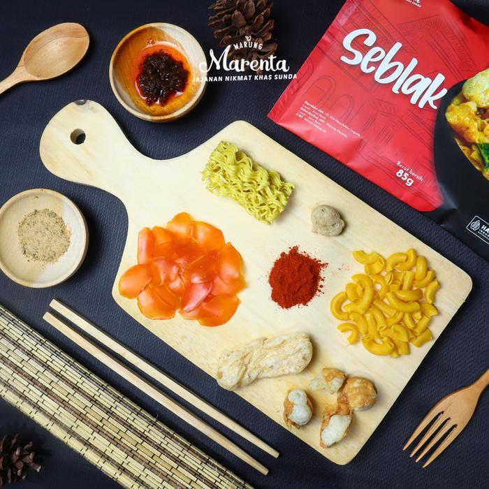 Marenta [ 3 Pcs ] Paket Seblak Bandung Instan Komplit (85Gr) - Makanan Pedas Gurih Mie