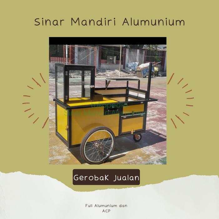 Gerobak Jualan/ Gerobak Jualan Sempol/ Gerobak Alumunium