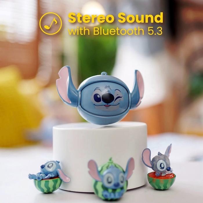 REXUS TWS NA-12 STITCH EDITION ORIGINAL DISNEY PIXAR EARPHONE BLUETOOTH TRUE WIRELESS STEREO WITH HD