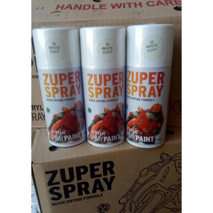 Pilok Pilox Zuper White Doff 20 150Cc Zuper Spray White Doff P20 150Cc Co