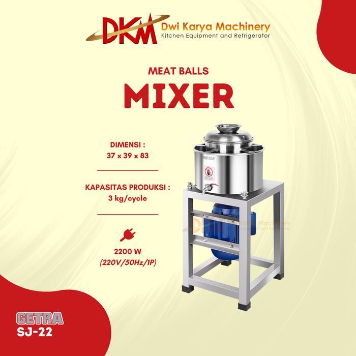 Meat ball mixer SJ-22 Getra/Mesin Pengaduk Adonan Bakso/Mesin Bakso