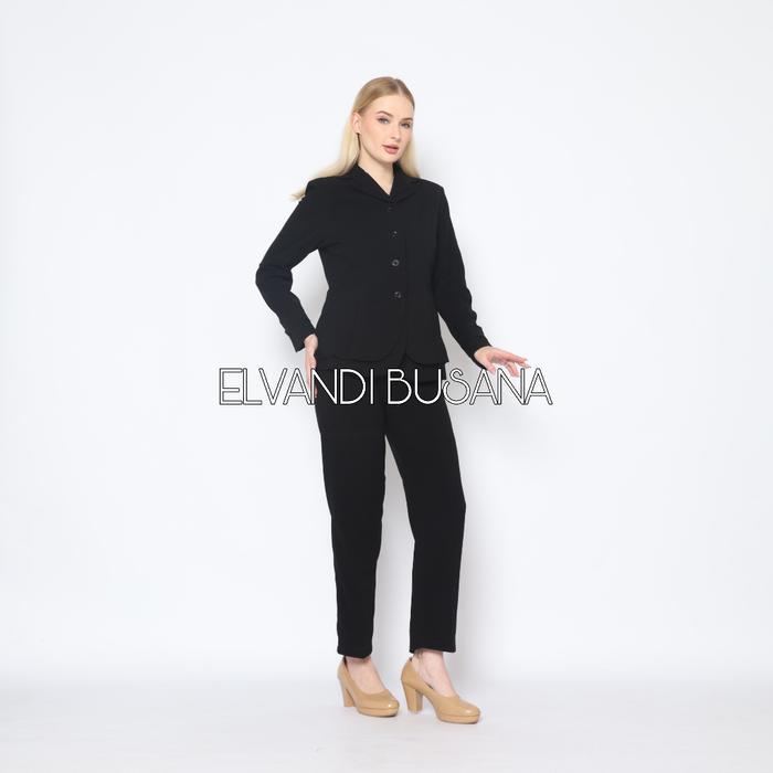 SETELAN JAS WANITA / SERAGAM KERJA BLAZER WANITA / SERAGAM GURU / SETELAN BAJU GURU WANITA - 7015