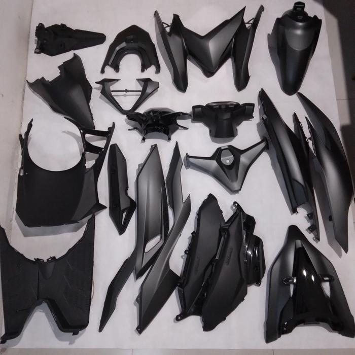 Complete Full Body bodi Hitam Honda All New Vario 125 150 LED 2018 - 2022 ( COMPLETE SET BODY VARIO 