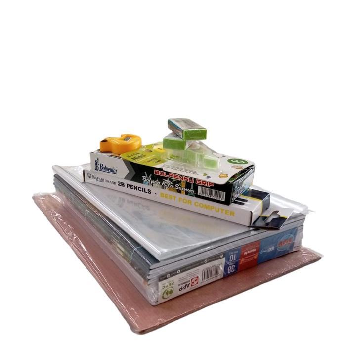 PAKET BTS ANAK SEKOLAH LENGKAP Plastik Belajar Buku Pensil Sampul Rautan Stationery Tulis