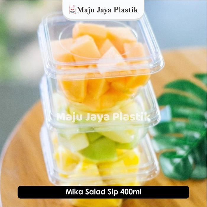 [400Ml] Mika Salad Sip Tam 400Ml Isi 25 /Mangkok Mika Salad / Mika Buah
