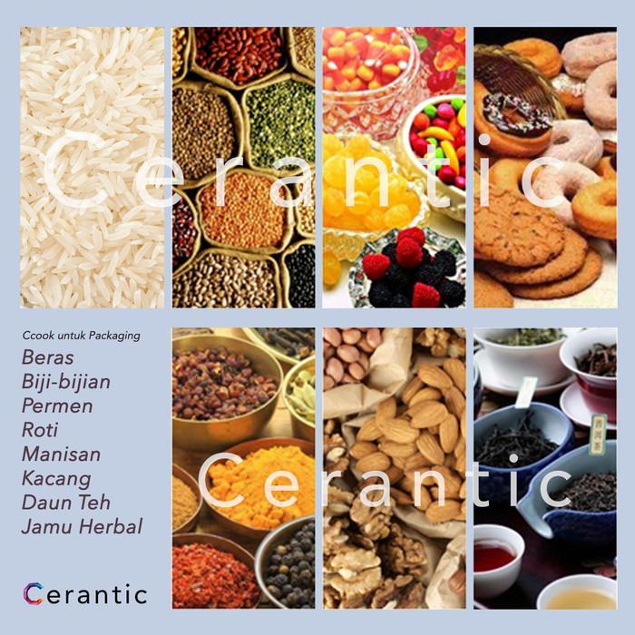 Standing Pouch Window 14 X 22 Cm Transmetz Hitam Putih 14X22 Isi 50