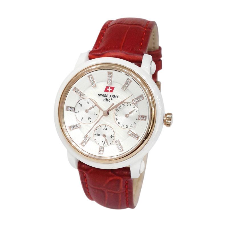 Swiss Army Ceramic SA2071BFLSLSLRE Jam Tangan Wanita