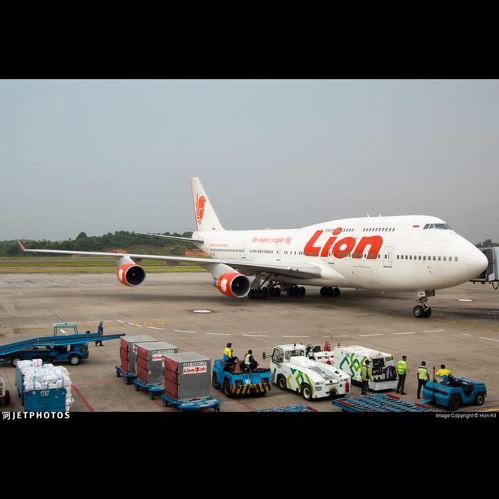 Aviation Plane Aircraft Skin Tag Lion Air Boeing 747 Sc Edition