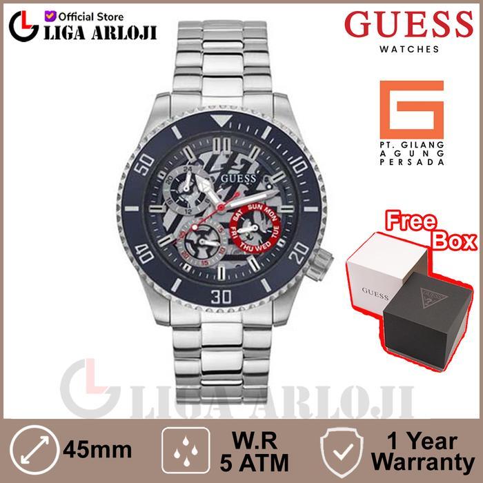 Sedia GUESS Watches GW0488G1 Original AXLE Jam Tangan Pria Analog
