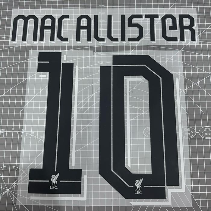 Nameset liverpool away 24/26 cup version mac allister