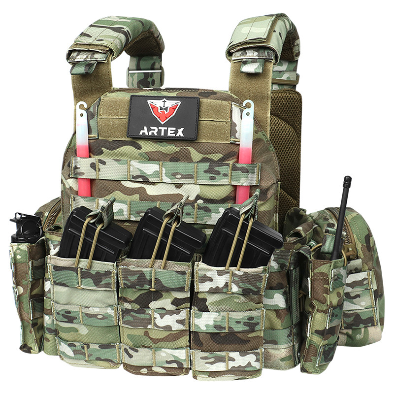 Artex 1000D Airsoft Vest 6094 Molle Tactical Vest Bulletproof Tactical Front Panel Hunting Vest